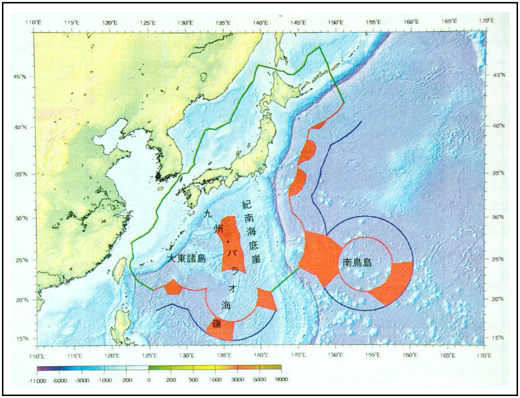 Japan Korea Disputes EEZ map 獨島 竹島 dokdo takeshima