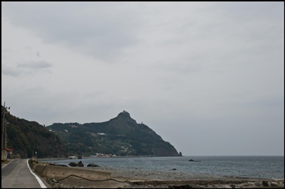 On the South side of Ulleungdo is the rocky Sadong Beach